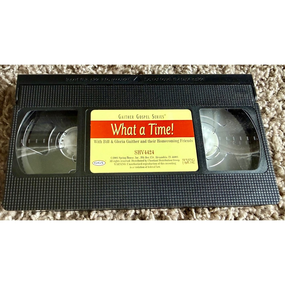 Gaither Gospel Series VHS What a Time! Bill & Gloria Gaither Homecoming Friends - Picture 3 of 4